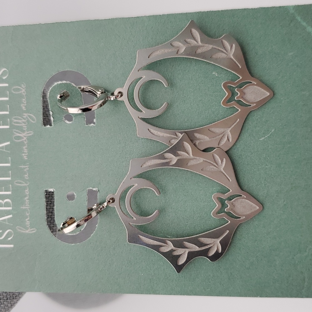 Moon And Bat Earrings 🌙 🦇